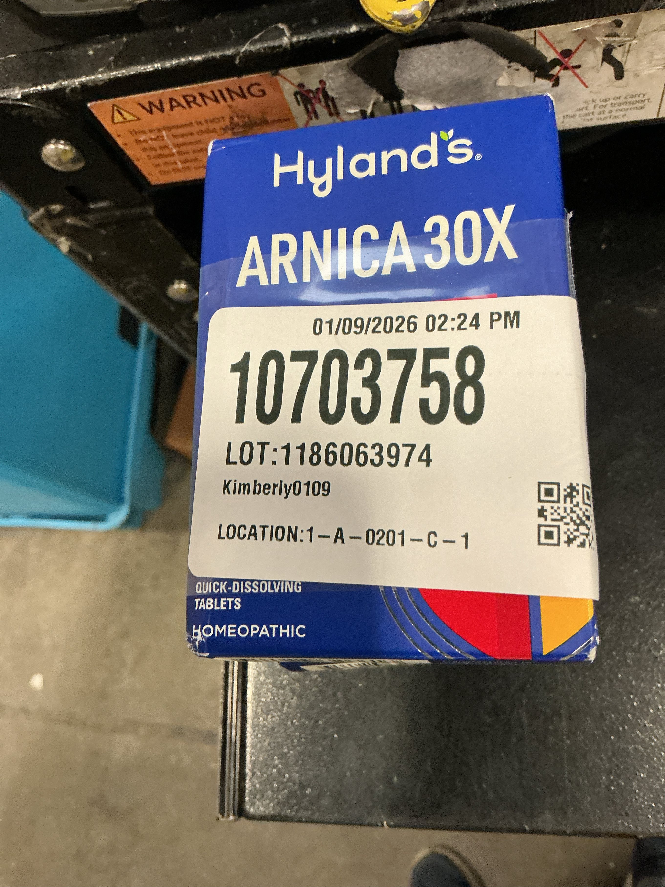 3 packs Hyland's Naturals Arnica 30X, 50 Quick-Dissolving Tablets