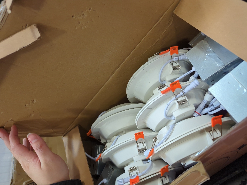 Smart Recessed Lighting 6 Inch RGBCW Color Changing 16W LED Downlight with Junction Box,1350 Lumen Recessed Ceiling Light Compatible with Alexa,Dimmable by Bluetooth Control -12Pack