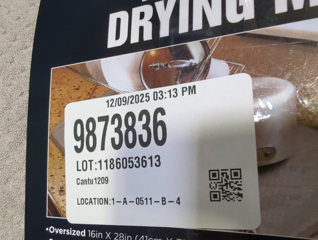 All-Clad Premium Reversible Dish Drying Mat for Kitchen: 16 x 28 Ultra-Absorbent, Long-Lasting, No Condensation, and Oversized for Large Pots and Pans - 2 Pack, Titanium