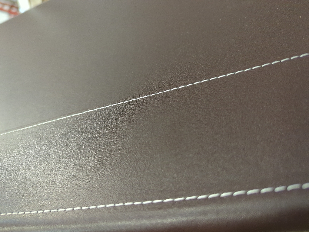 KINGFOM Ultra-Smooth PU Leather Desk Pad & Mat Office Desk Drawing & Writing Board A3/ A4 File Paper Clip Table Protector Mat on Top Large 24''x18'' (Brown)