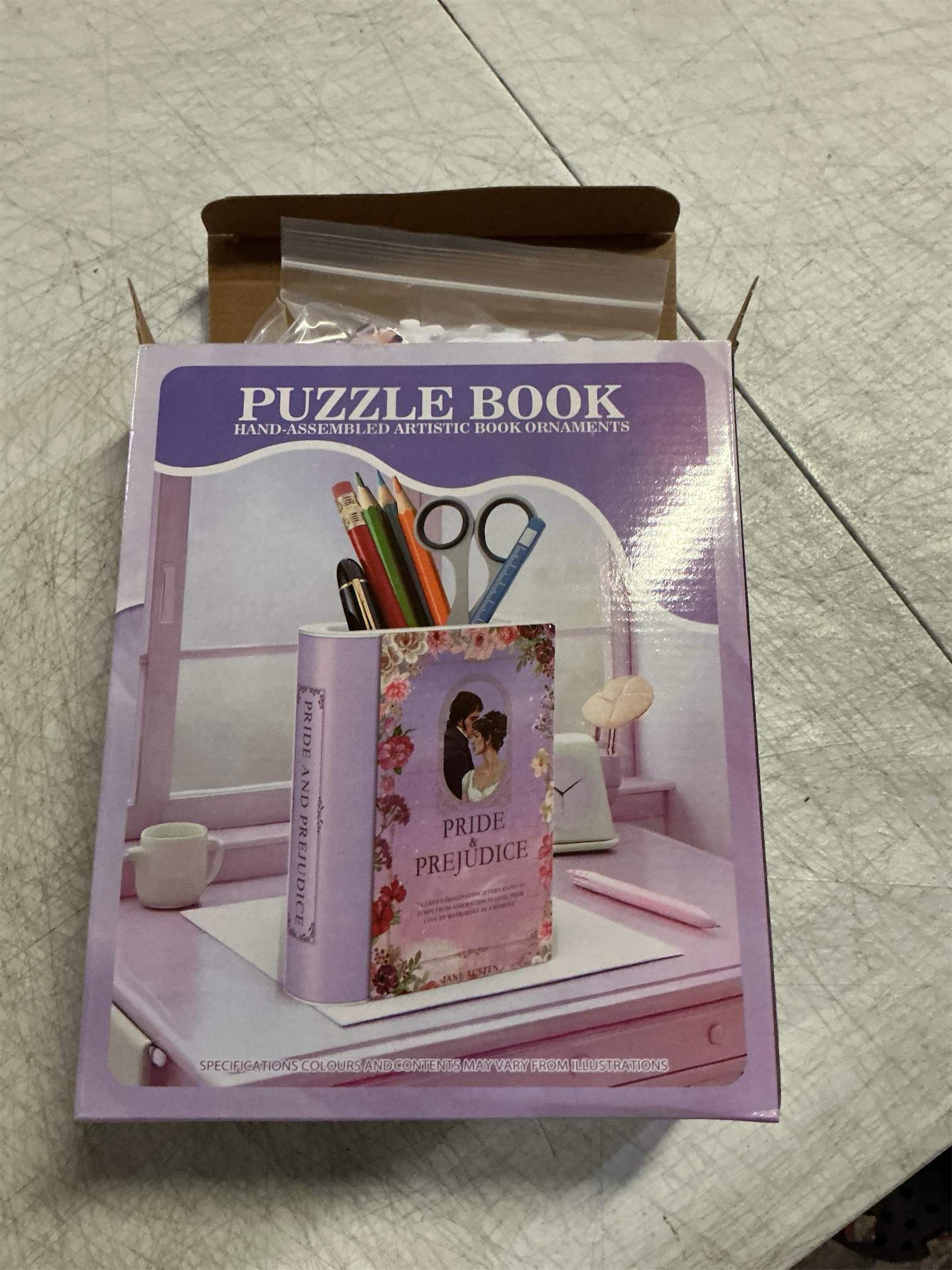 3D Puzzle Book Pride and Prejudice