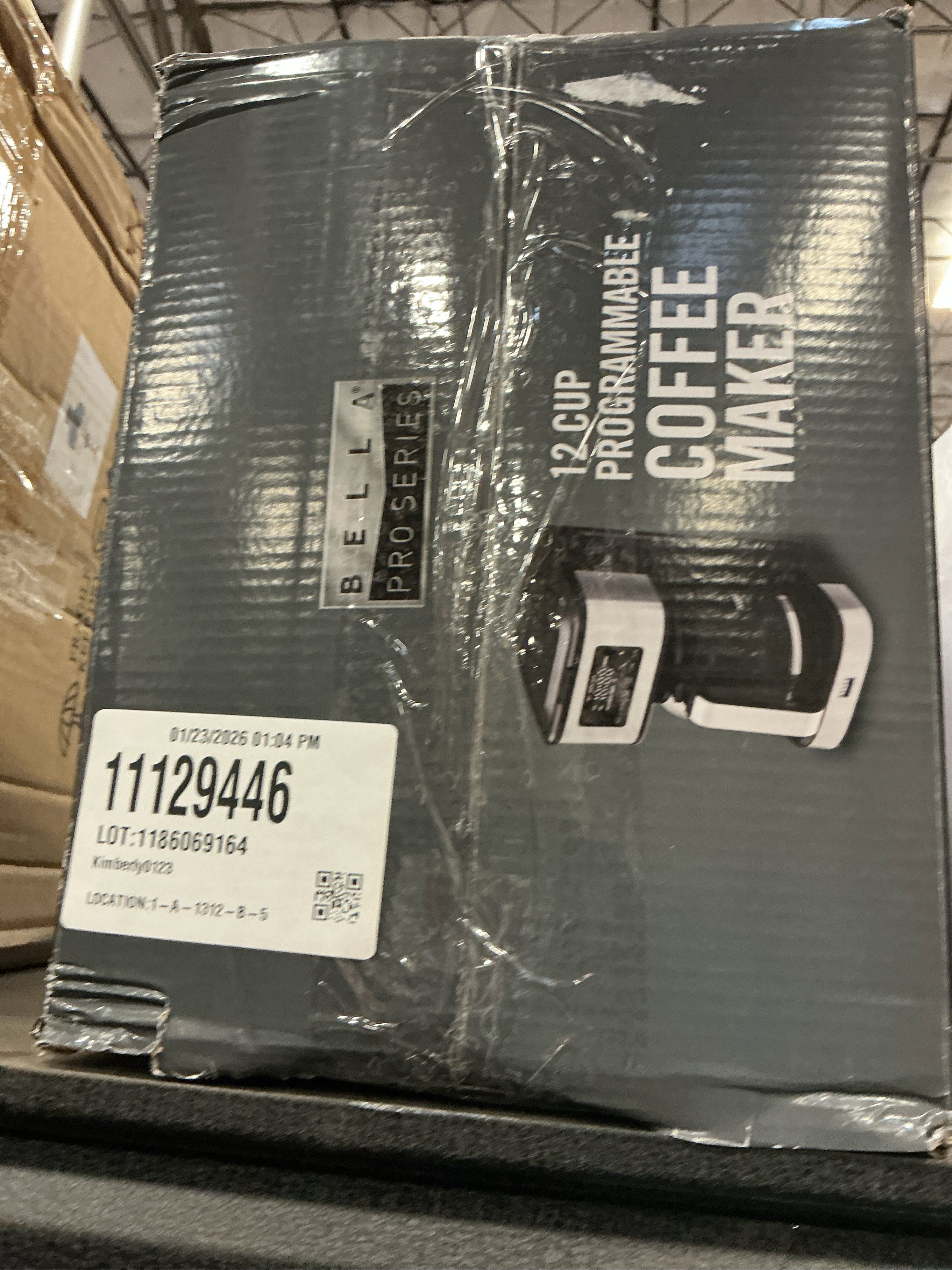 bella PRO - 12-Cup Programmable Coffee Maker - 90194 - Stainless Steel