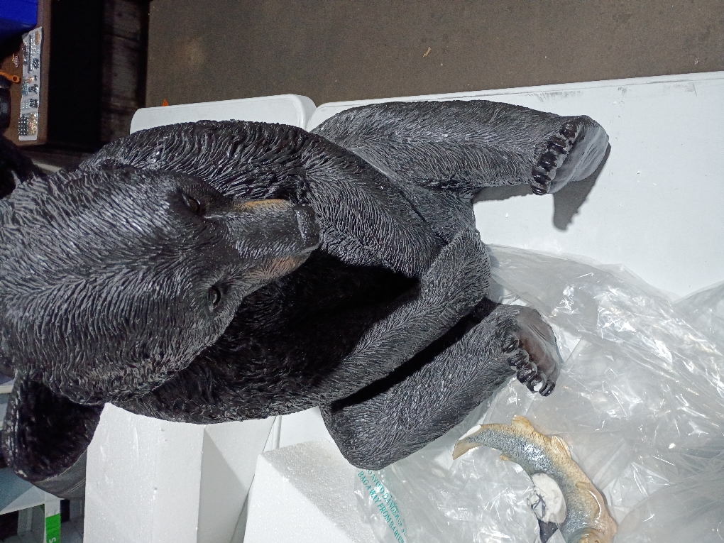 The Expert Fisherman Bear Statue