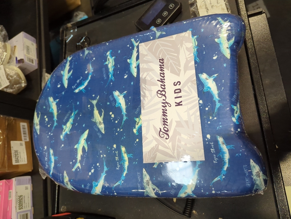 Tommy Bahama Junior Kickboard Buoy for Youth Children & Toddlers Swimming Aid & Exercise Training Board for Kids to Learn to Swim with Kick Boards in Pool BPA Free Shark