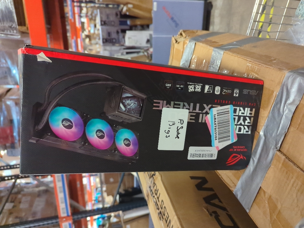 ASUS ROG Strix LC III 360 ARGB LCD All-in-one CPU Liquid Cooler - Intel® LGA 1700, 1200, 115X - AMD Socket AM4, AM5 – with 2.1 IPS LCD, Asetek’s New Gen7 v2 Pump, and Premium ROG ARGB Fans