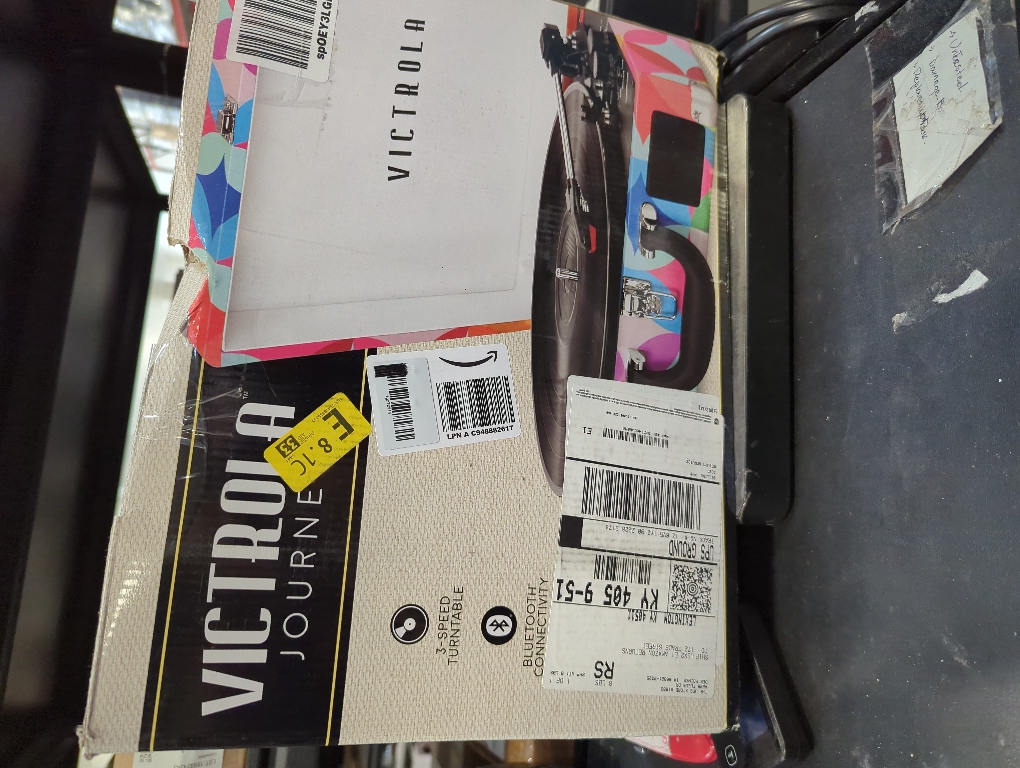 Bluetooth Suitcase Record Player with 3-Speed Turntable