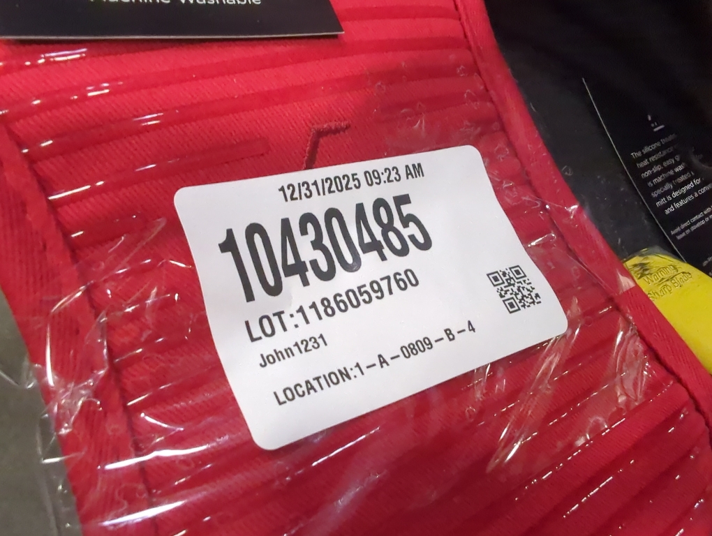 Set of 2 All-Clad Premium Pot Holder & Heating Pad,  Heat Resistant to 500 Degrees, 100% Cotton  for Kitchen and Barbeque, Chili Red