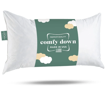 ComfyDown Decorative Down and Feathers Fill Rectangle Pillow Insert - 12 x 20 - Single