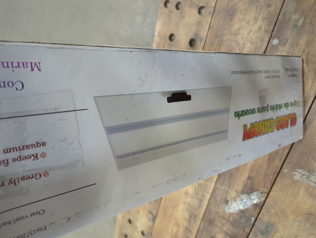 29.21 x 11.69 x 0.16in Aquarium Lid Clear Tempered Glass Canopy | Clear Tempered Aquarium Fish Tank Hoods, FITS for Most 20Long/29 Gallon Fish Tanks (Aqueon, Marine Land & Perfecto)