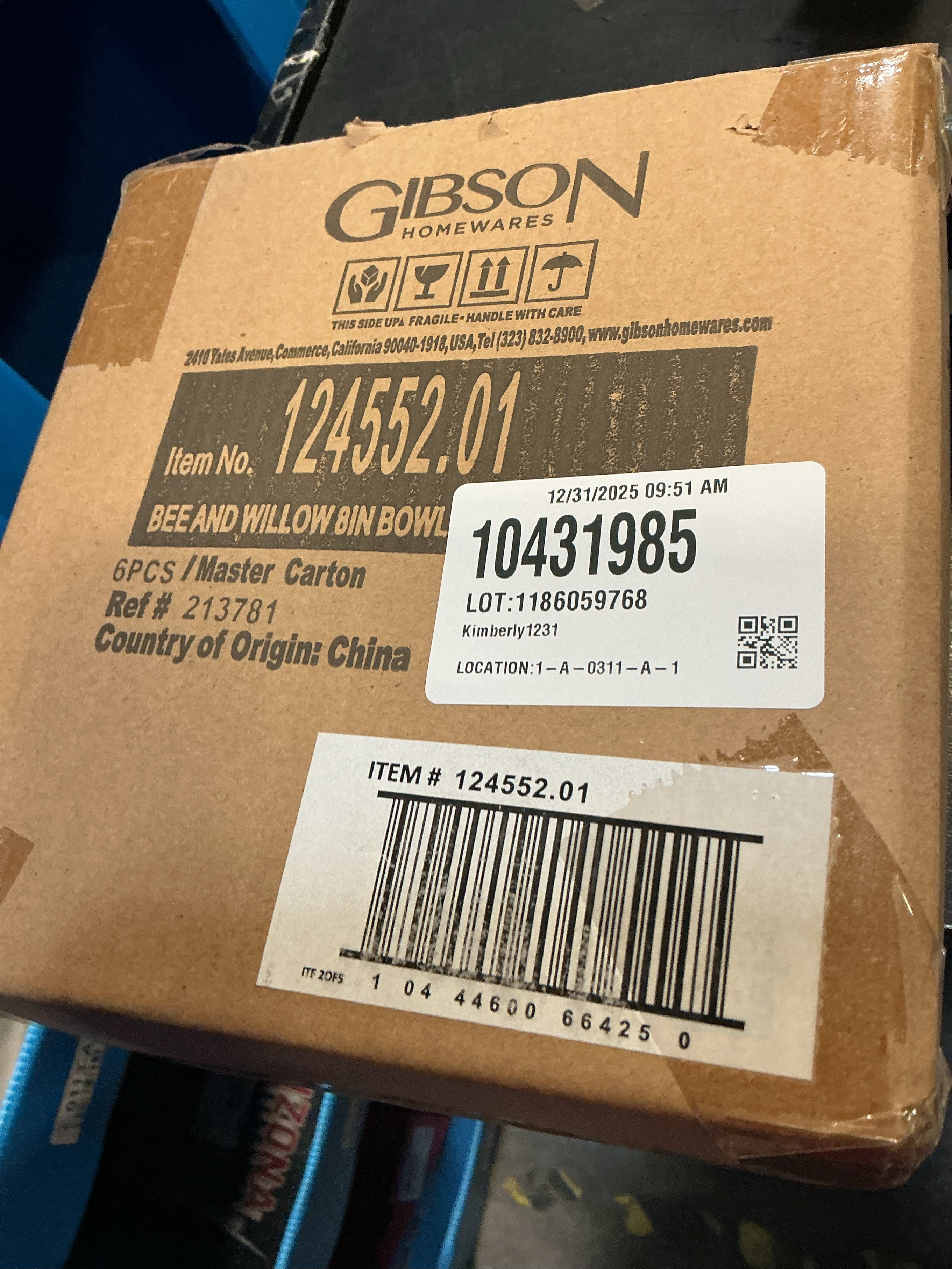 HASENSE Pasta Bowls, Ceramic Serving Bowls Set of 6 Serving Dishes for Salad, Pasta, Soup, Fruit - Blue Dinner Plate Bowls for Home Gift, Dishwasher & Microwave Safe