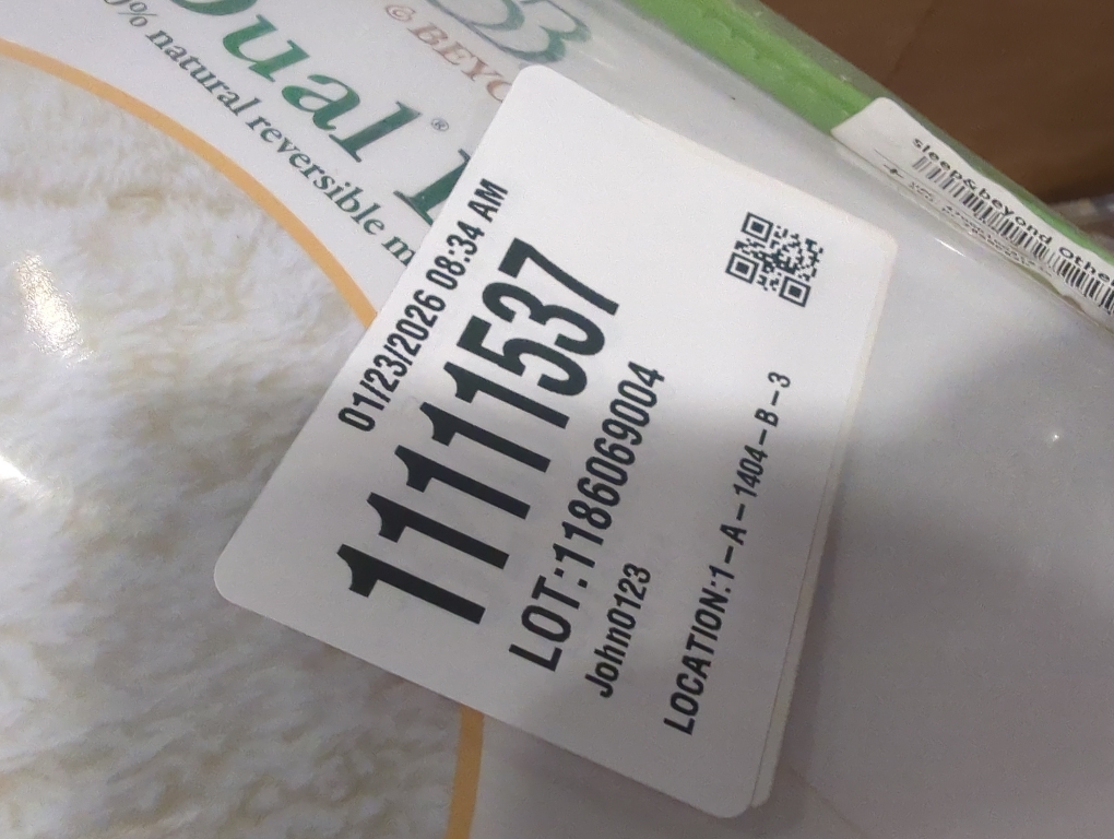 Sleep & Beyond myDual® Pad, 100% Washable and Reversible Wool Mattress Pad, Crib 28x5, 1in thick