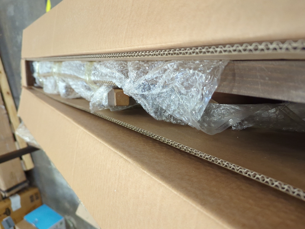 Brown Wnutrees 47 Farmhouse Wood Bench, Dining Room Bench, Entryway Bench for Living Dining Room, Solid Wood, Easy to Assemble, Brown