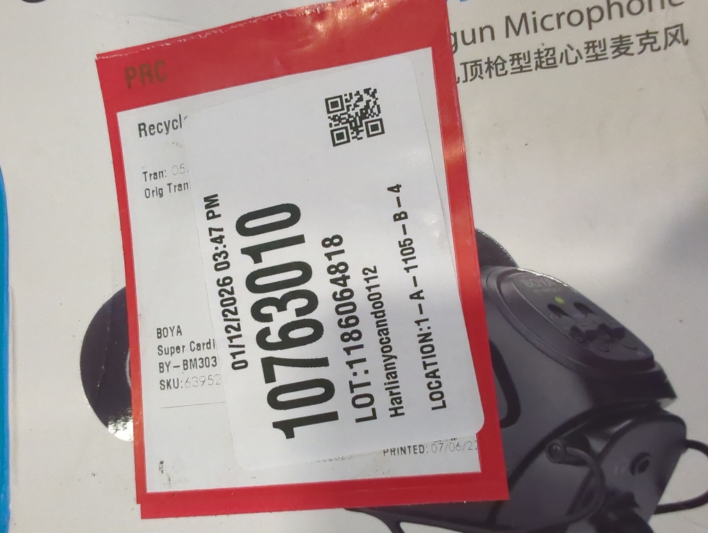 Boya BY-BM3031 – Supercardioid Condenser Microphone That Delivers Sound for DSLRs, camcorders, Audio recorders and More, Black