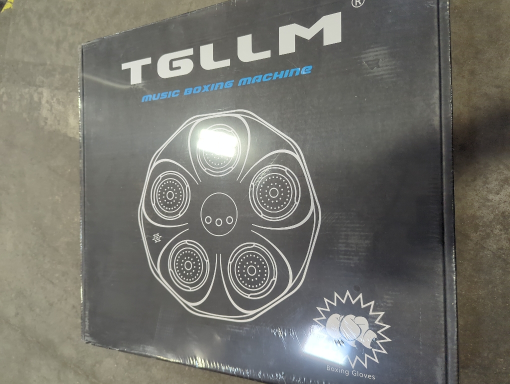 Music Boxing Machine, Interactive Punching Trainer with Boxing Gloves, Large Size Wall Mounted Electronic Boxing Target for Kids, 9 Modes & 9 Speeds