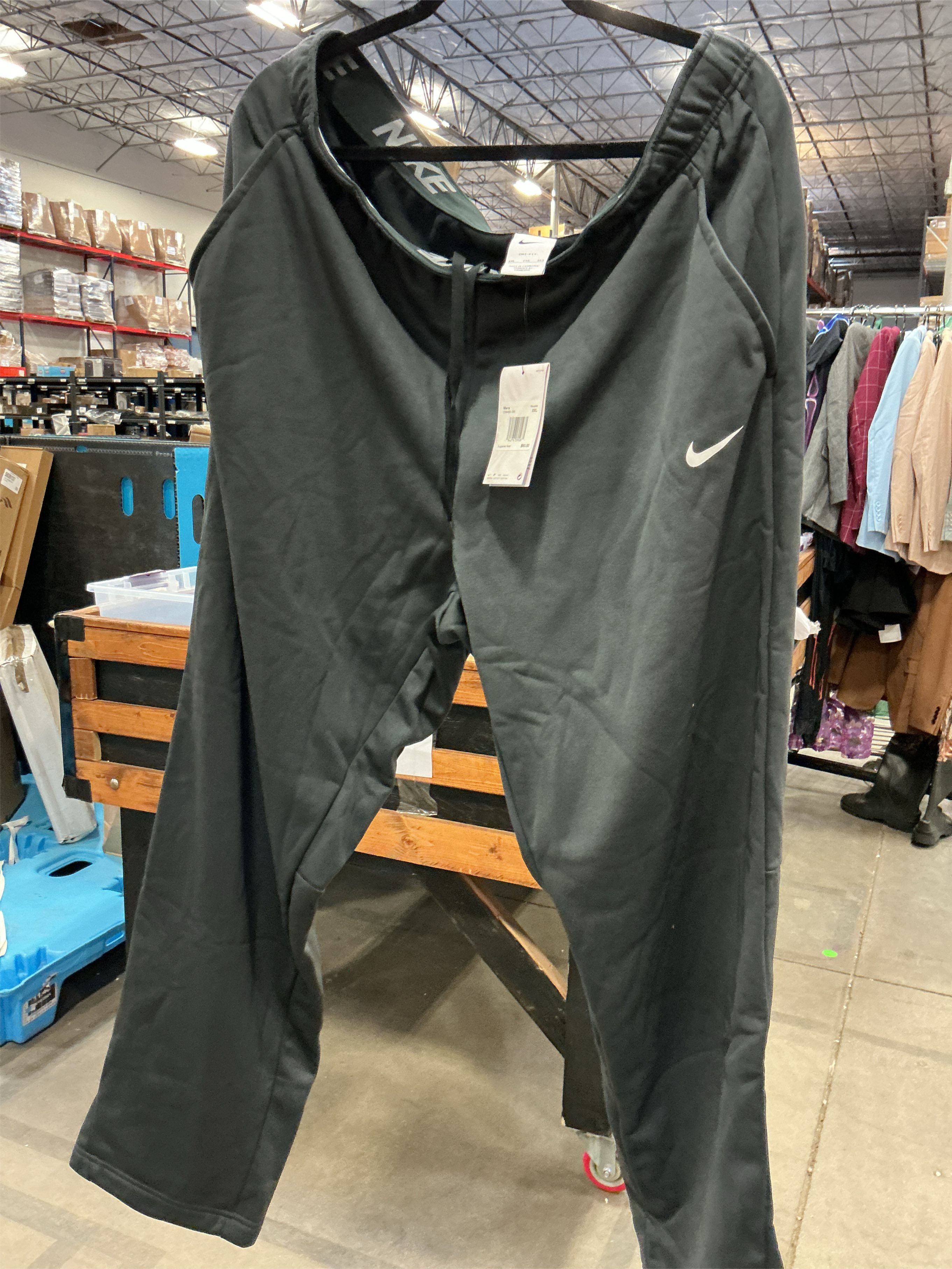 Nike Men's TF Pant Regular (Anthracite/White, XX-Large)
