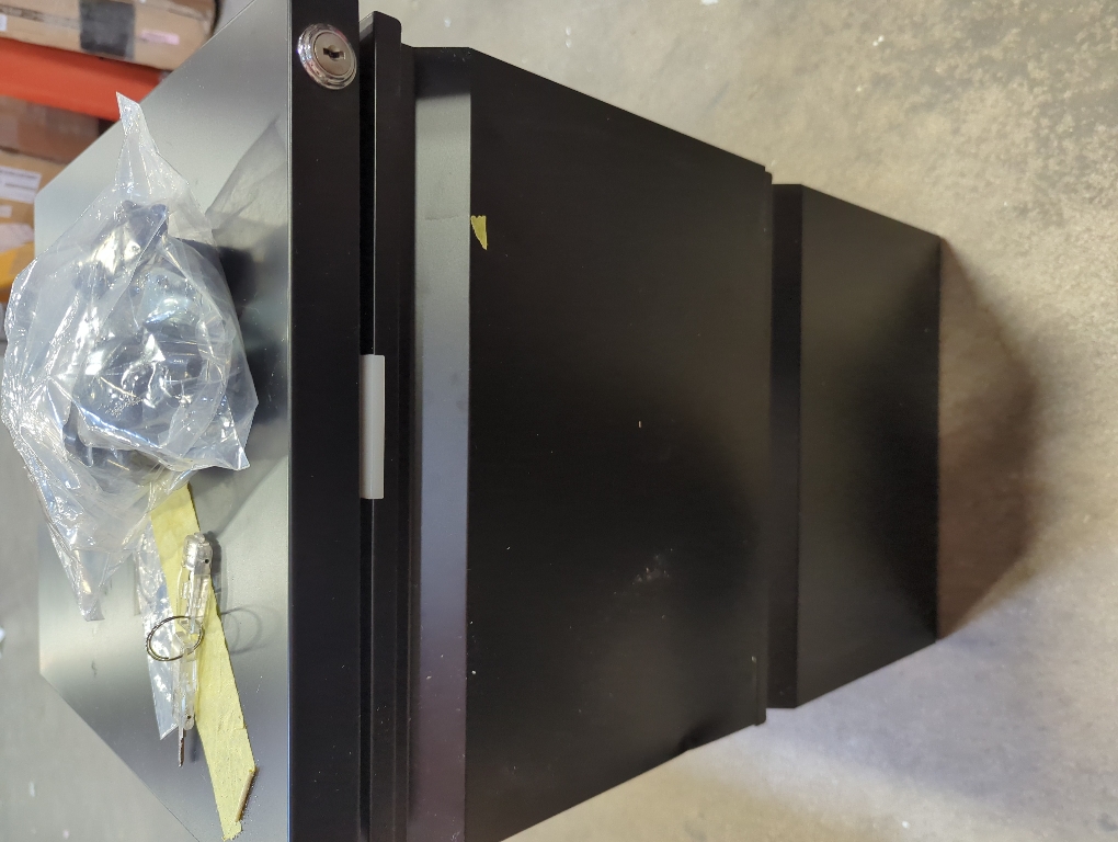 Two Drawer Mobile Pedestal Black