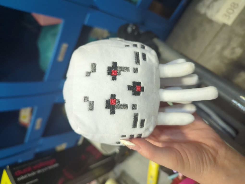Minecraft Ghast Video Game Kids Plush Pillow Buddy for Boys, White