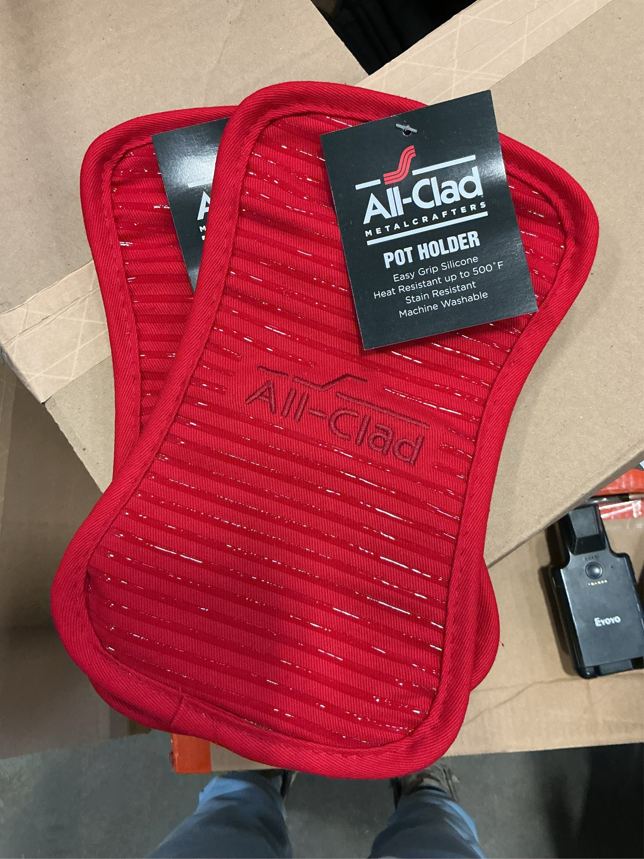 All-Clad Premium Pot Holder, 2 Pack, Chili Red