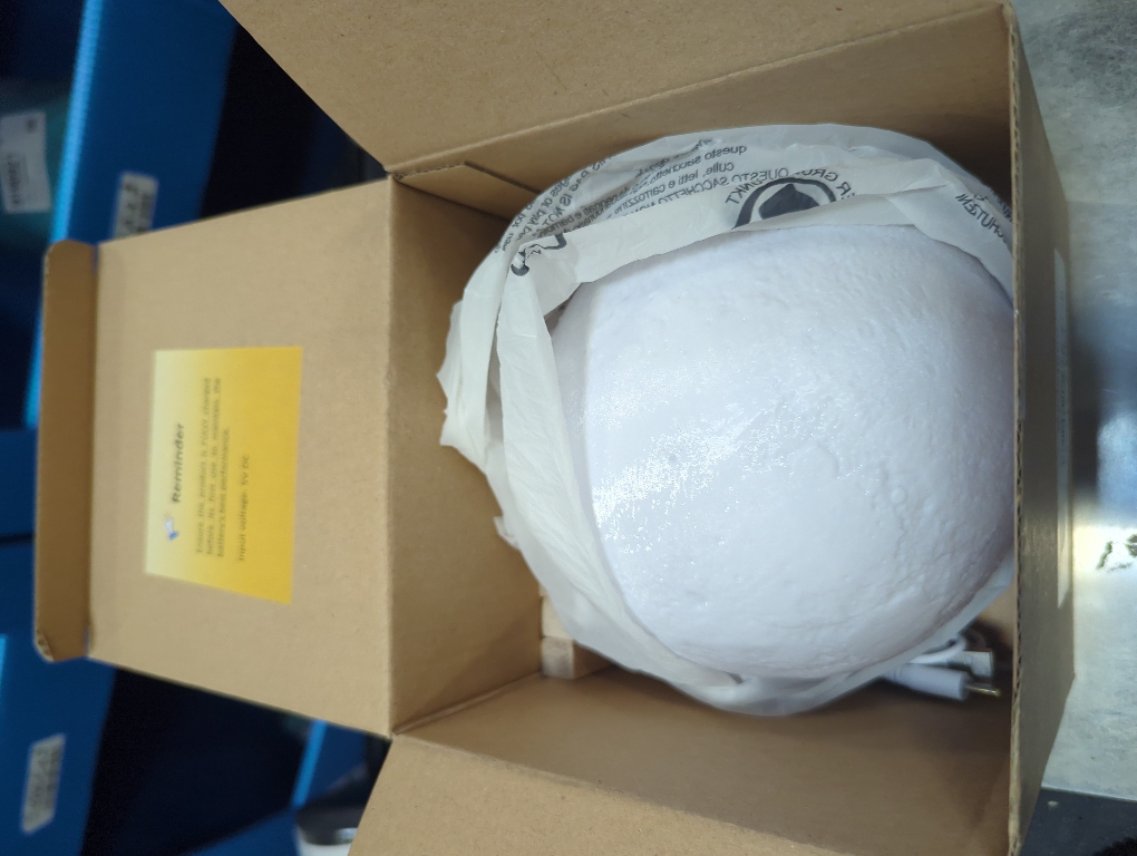 5.9 Mydethun Moon Lamp 3D Night Light - 5.9' Christmas Table Decor w/Wooden Base, Gift for Women, Mom & Kids, Bedroom Decor w/Touch-Dimmable & USB Rechargeable, Dual-Color White/Warm Yellow