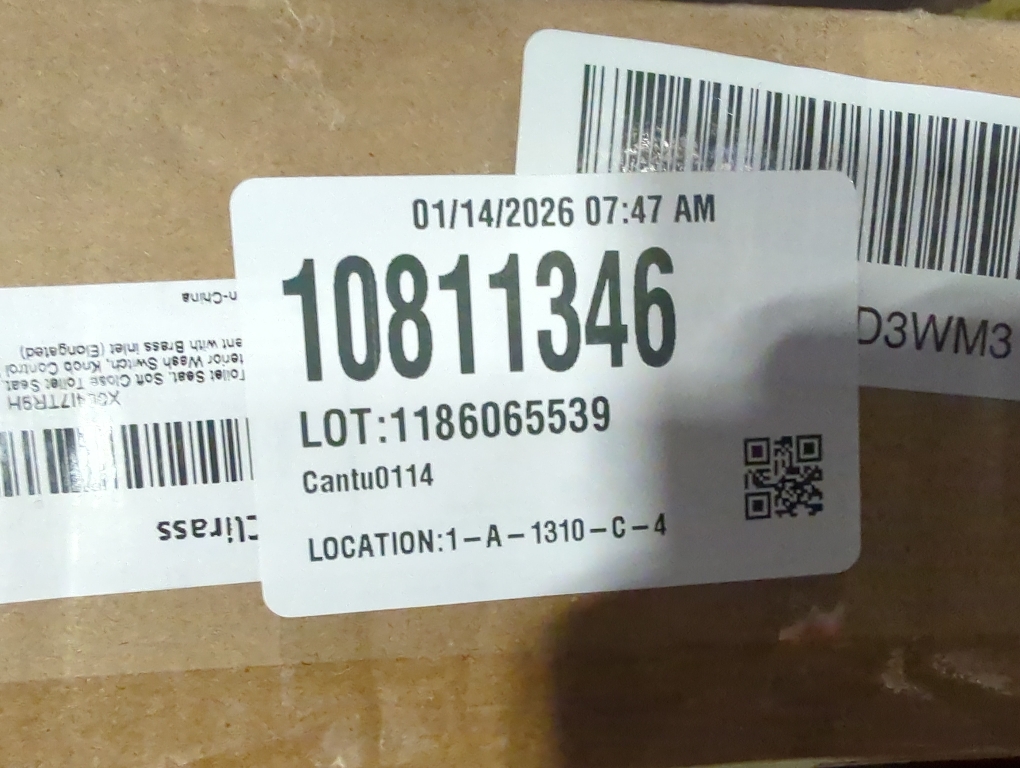 Clirass Bidet Toilet Seat, Soft Close Elongated Toilet Seat, Button control Feminine/Posterior Wash Switch, Knob Control Water Pressure,White Bidet Seat Attachment with Brass inlet