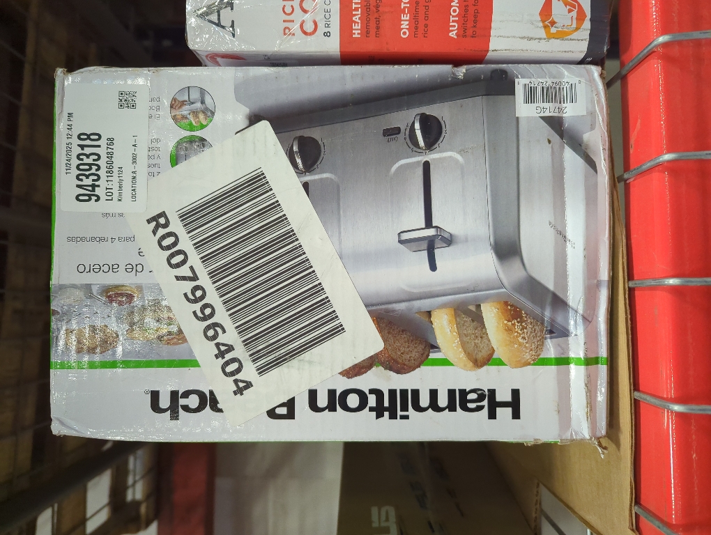 Hamilton Beach 4 Slice Toaster Brushed Stainless Steel - 24714