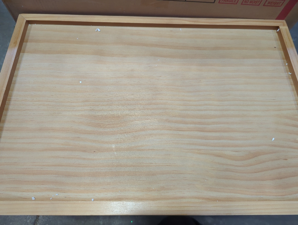 Natural Walnut Tone 2 Drawer Dresser