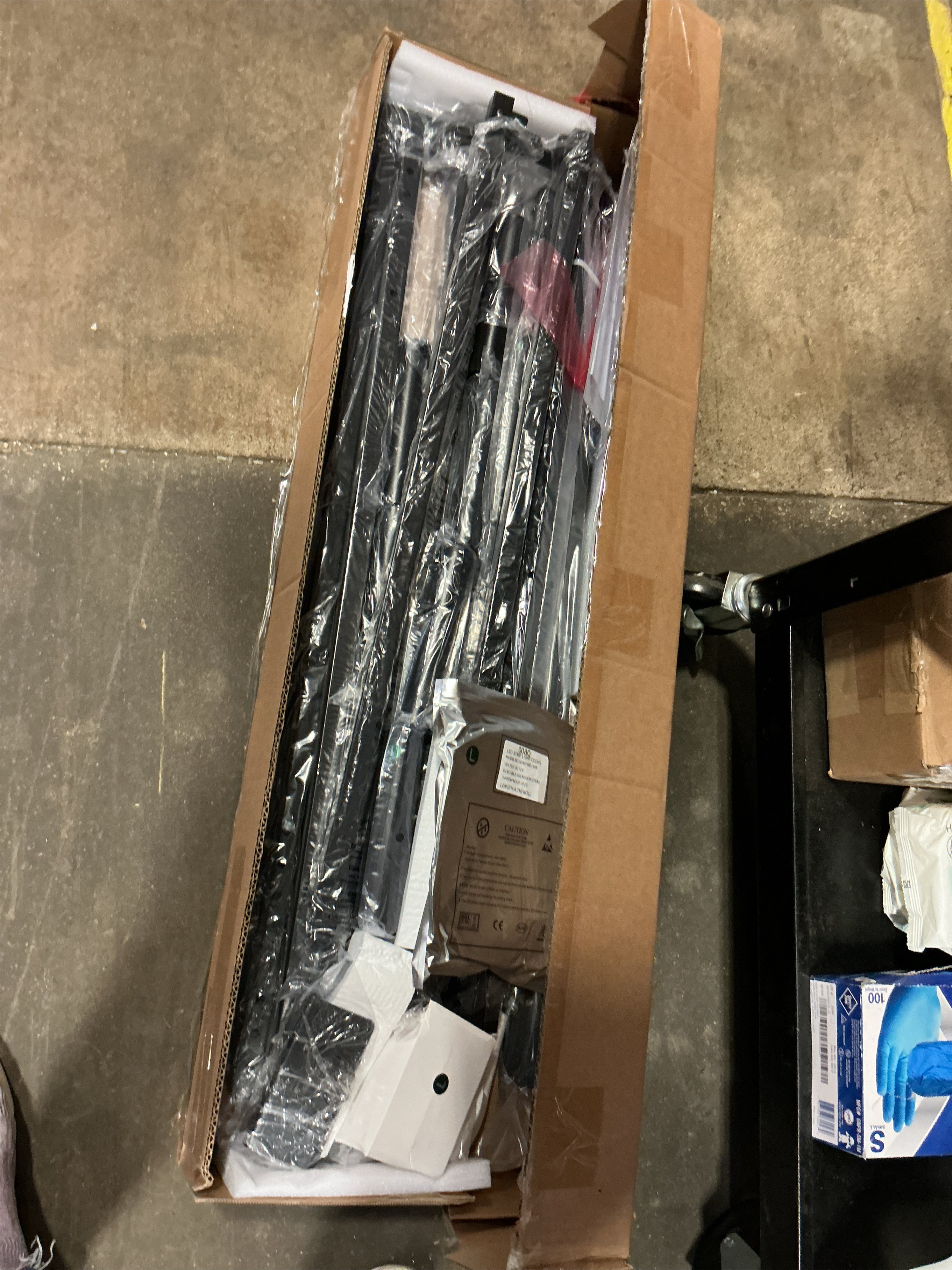 Queen Bed Frame with Smart LED Lights, 7 Inch Basics Metal Bed Frame, Heavy Duty 9-Leg Base for Box Spring and Mattress, Noise-Free, Easy Assembly, Black