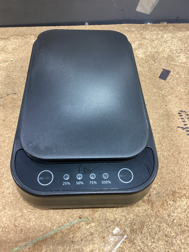 ALLGLLAM Multifunctional Cleaning Box, Portable USB Cleaning Box for Nail Manicure Make Up Tools,Jewelry,Tattoo Supplies Cleaning