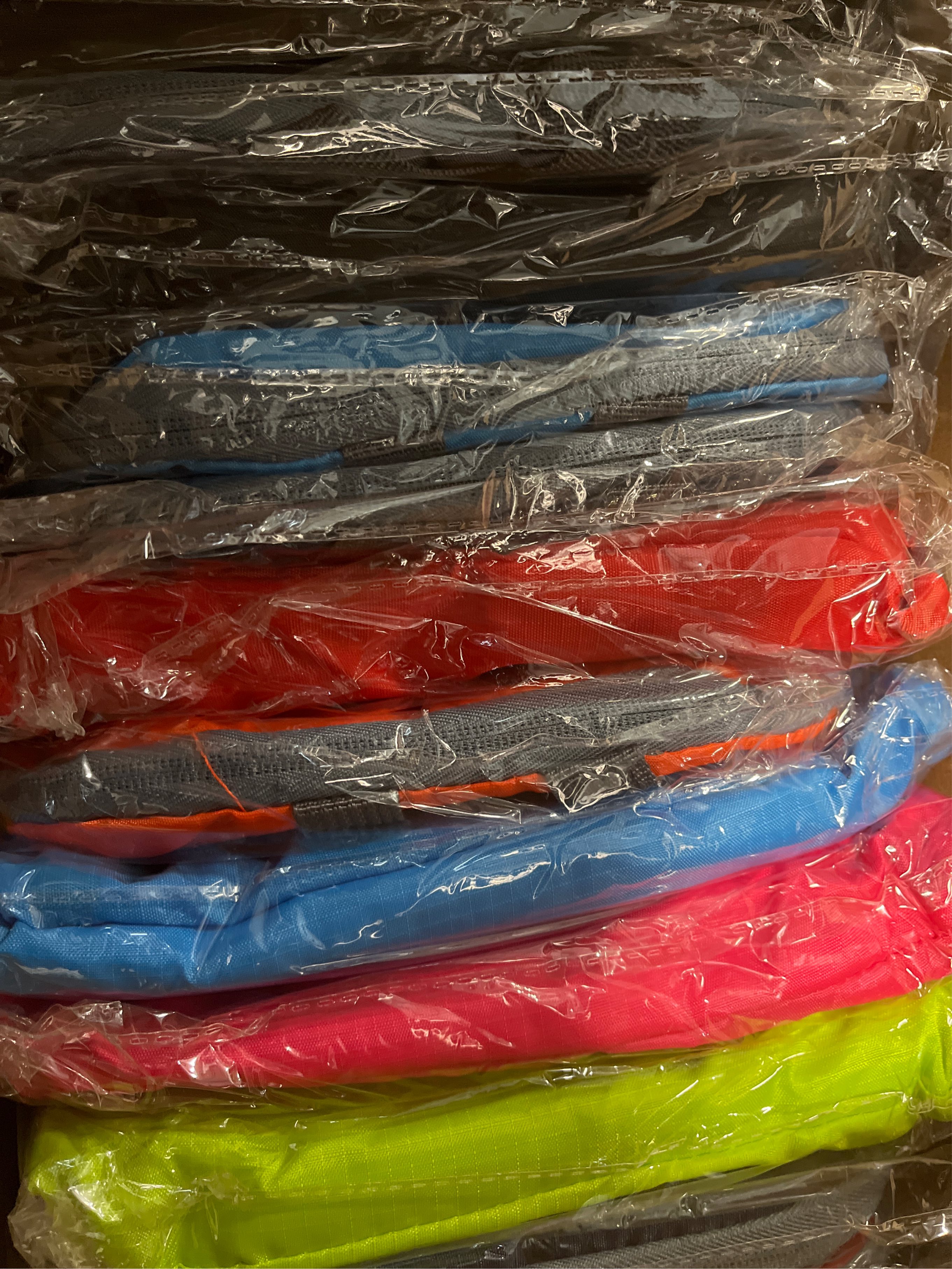 12 Pcs 17Inch Backpack in Bulk Foldable Classic Back Packs Colorful Book Bags Assorted Colors Lightweight Bookbags for Outdoor Travel Student School Supply 8 Colors