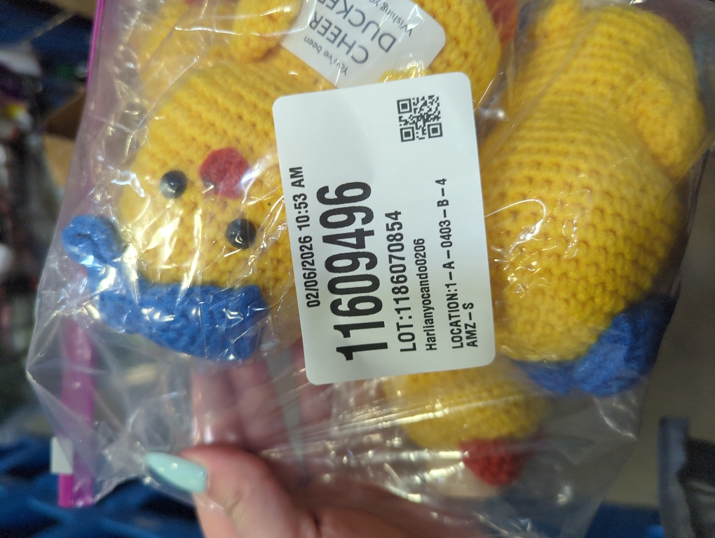 4 PCS Inspirational Birthday Gifts for Women Men, Funny Handmade Positive Crochet Mini