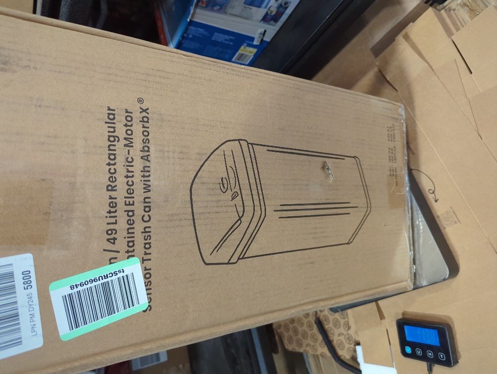 iTouchless Stainless Steel Sensor Trash Can with AbsorbX Odor Filter 13 Gallon Silver - Silver