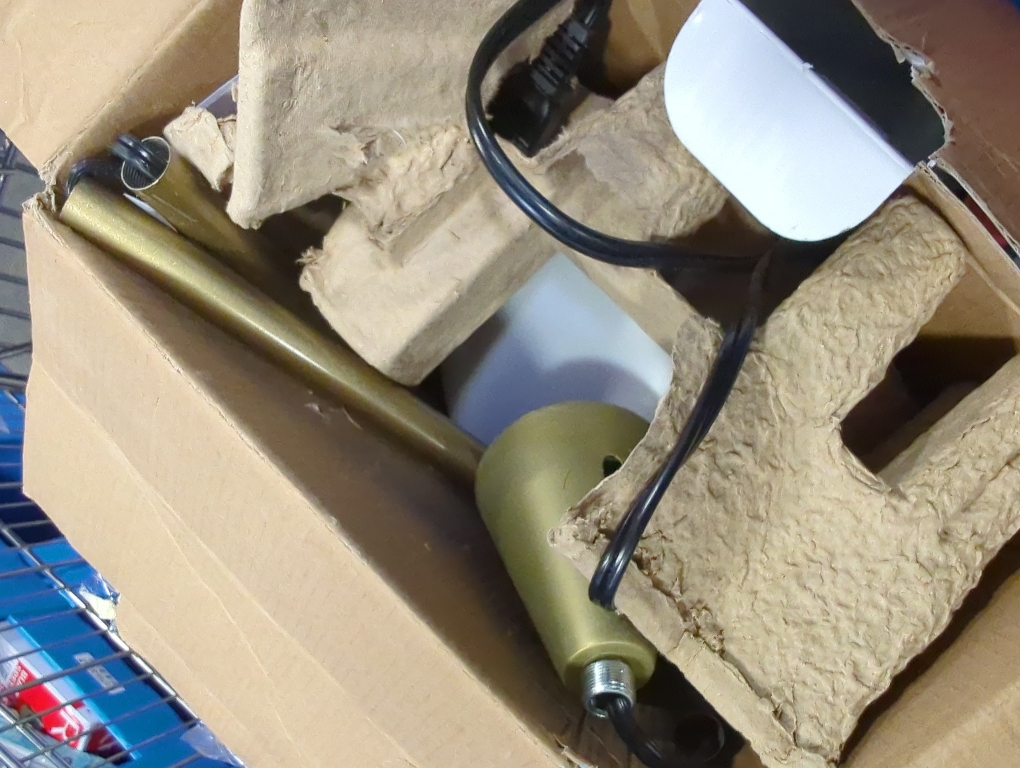 Torchiere Floor Lamp Gold - Room Essentials™