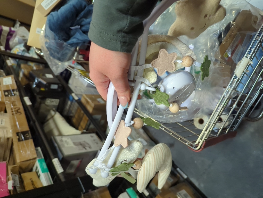 Crib Mobile 35 Lullaby Music, Cotton Baby Mobiles for Cribs & Pack N Play, Easy to Install, Stuffed Animals Hanging Toys Newborn Boys & Girls, Star Nursery Decor