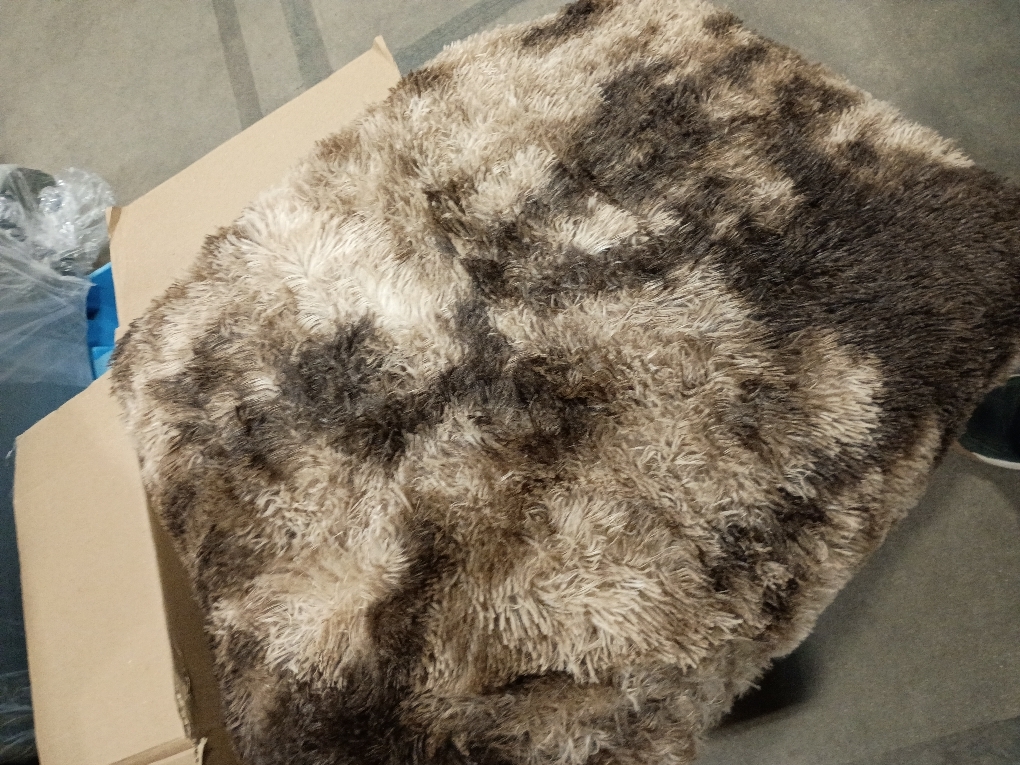 Large Area Rugs 9x12 Living Room, Ultra Fluffy Fuzzy Shag Rug for Bedroom, Modern Plush Soft High Pile Upgrade Non-Slip Carpet for Kids Girls and Boys Room Decor, Tie-Dyed Brown