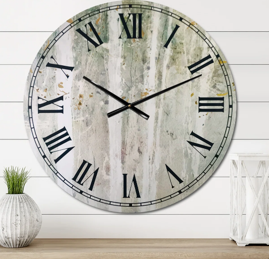 Woodland Walk into the Forest Wall Clock