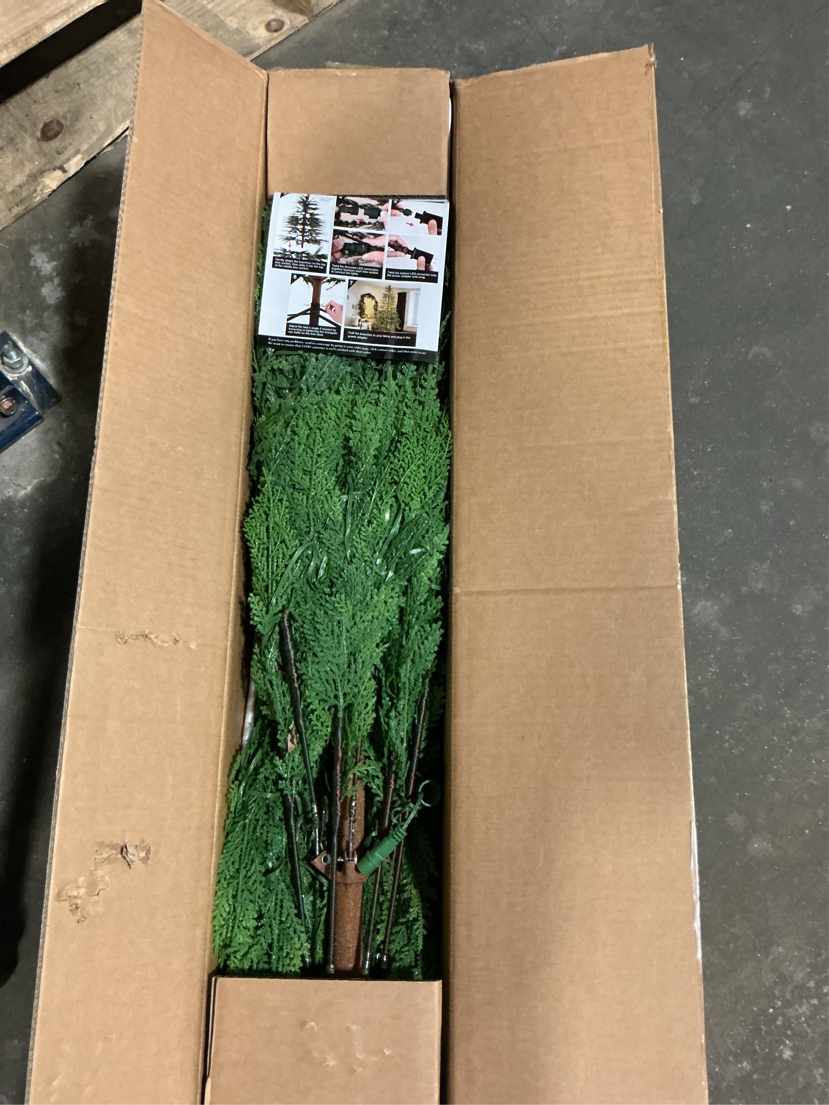 Christmas Tree - Christmas Decorations - 9 Ft Pre-Lit Twinkle Artificial Christmas Cypress Tree with 430 LED Lights- Xmas Holiday Decor for Indoor Home Party Living Room Office Decoration