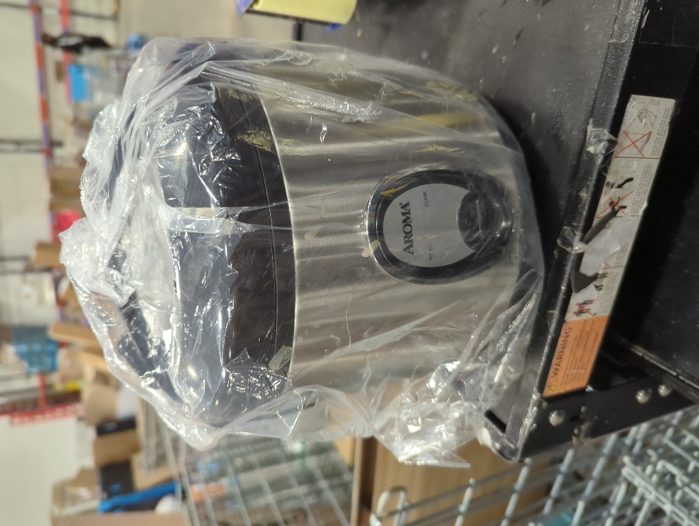 Aroma 8 Cup Rice Cooker - Stainless Steel ARC-904SB