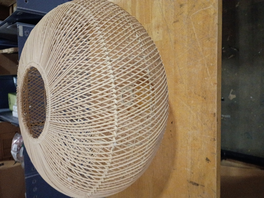 Rattan Pendant Light 16 1-Light Hand-Woven Hanging Light | Wicker Woven Basket Chandelier, Modern Bohemian, For Kitchen Island Foyer Farmhouse Porch