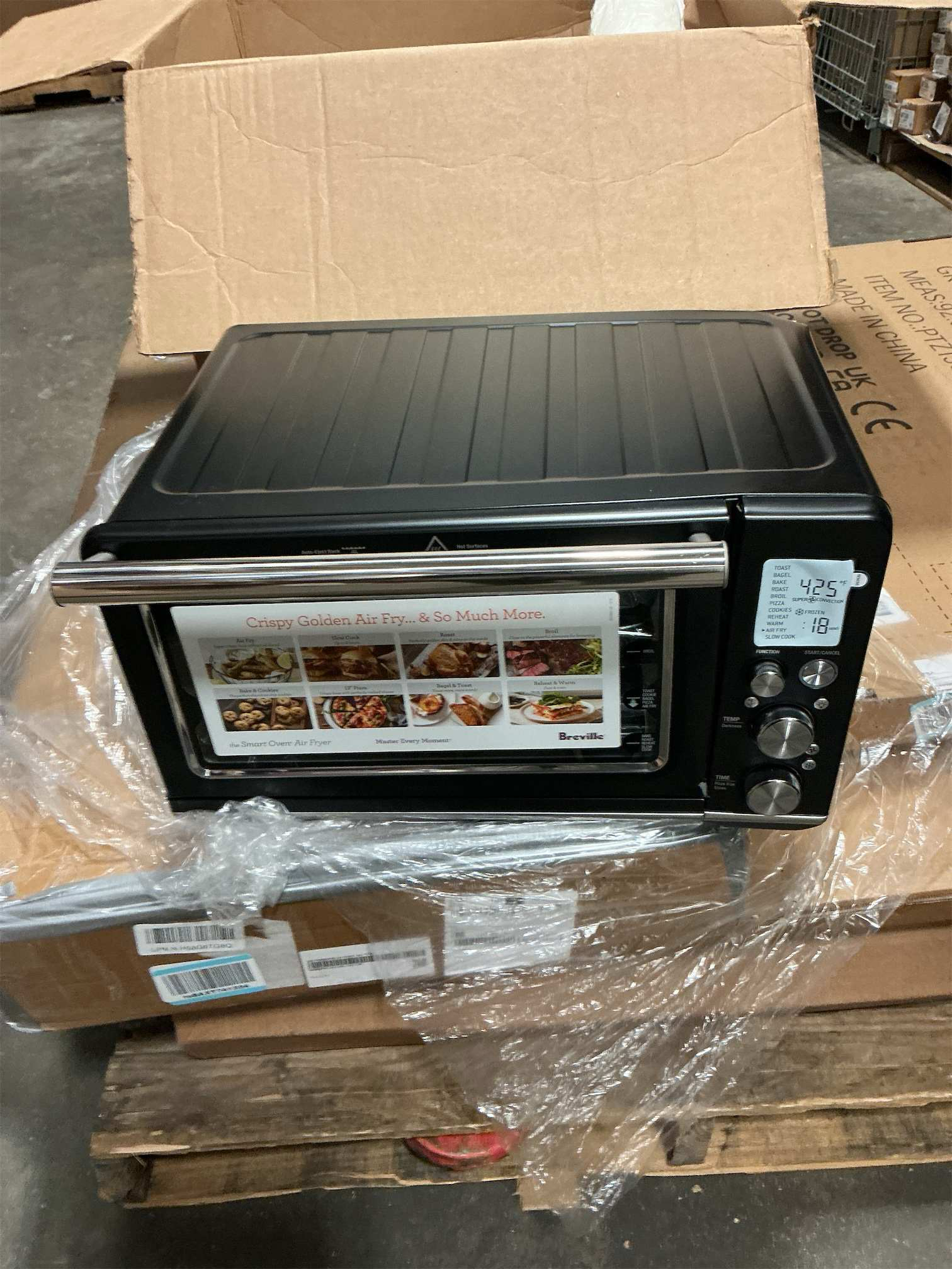 Breville BOV860BTR Smart Oven Air Fryer and Convection Oven, Black Truffle