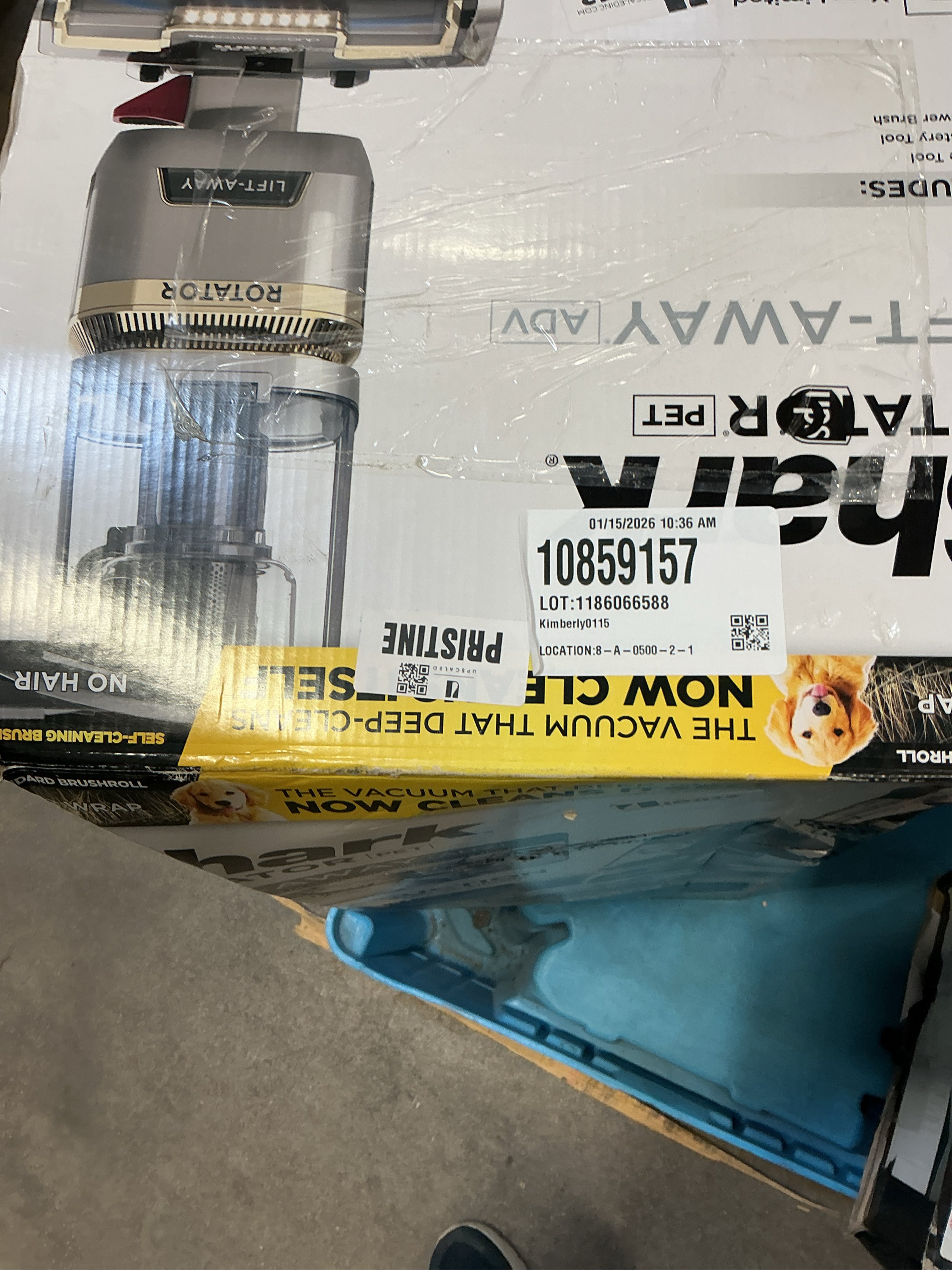 Shark Rotator Lift-Away with DuoClean PowerFins Corded Bagless Pet Upright Vacuum with HEPA Filter