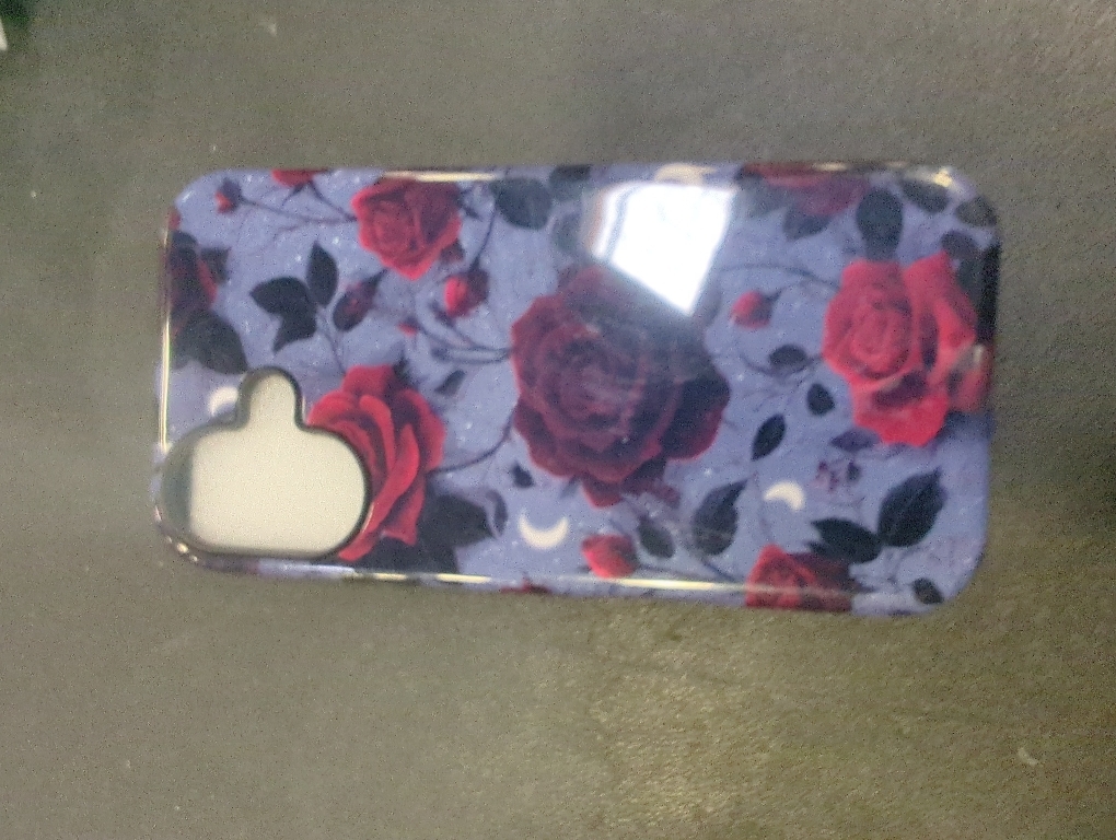 Case for iPhone 17,Hybrid Heavy Duty 2 in 1 Full Body Rugged Shockproof Protection Glossy Case for iPhone 17 Night Red Rose