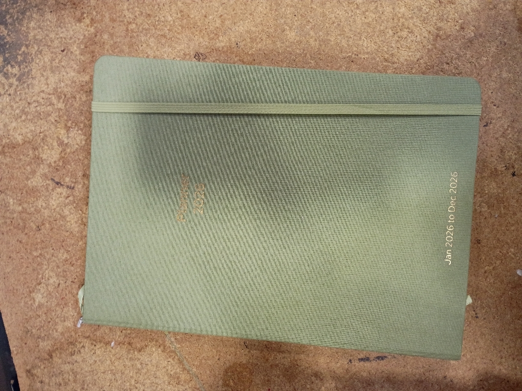 2026 Planner Weekly and Monthly, Jan.2026 - Dec.2026, Linen Hardcover Calendar 2026 Agenda Planner Daily To Do List Notebook with Monthly Tabs, 6 x 8.3, Creamy Green