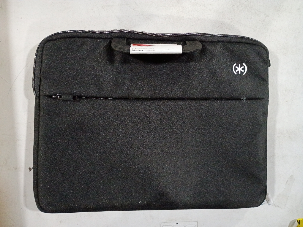 Speck Transfer Pro-Pocket Universal 13-14 Inch Laptop Sleeve with Front Pocket - Durable Protective Case for Laptops and Tablets - Compatible with MacBook Computers - Black/White