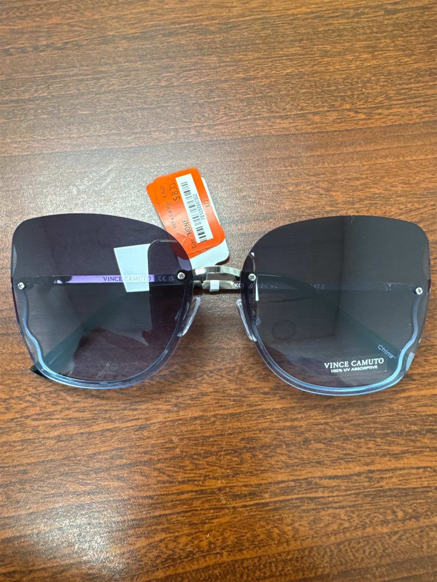 Vince Camuto Women's Glamorous 100% UV Protective Square Sunglasses ( No case, no scratches)