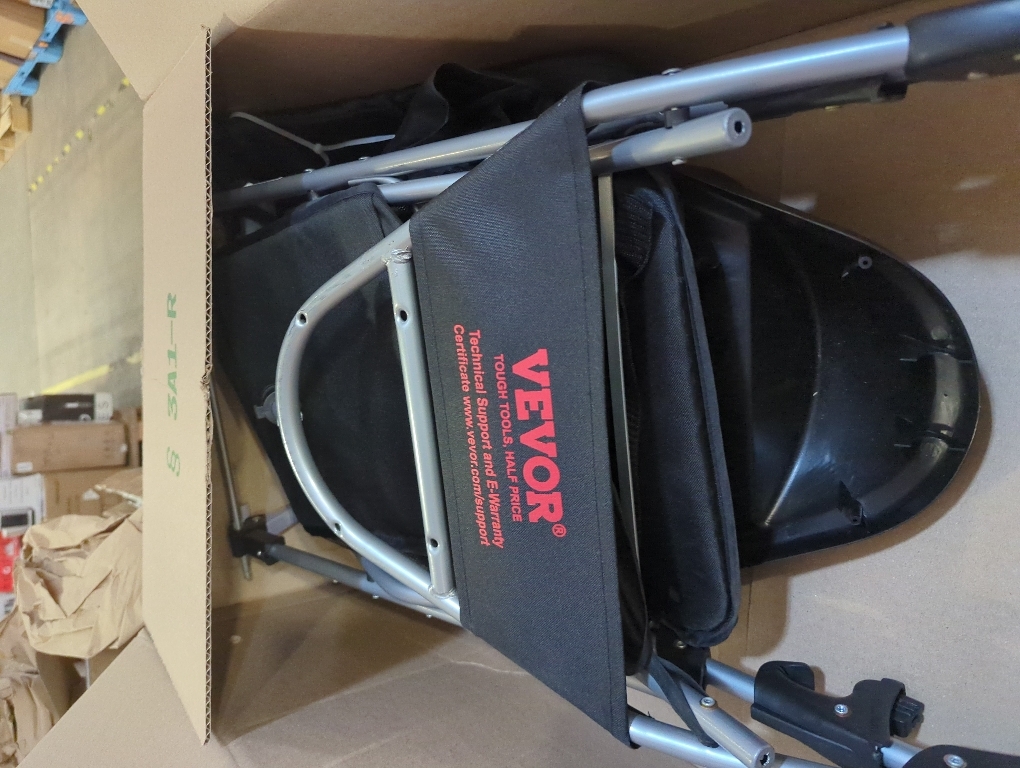 VEVOR Pet Stroller, 35 lbs Weight Capacity, Foldable Dog Cart, 3 Wheels Cats Carts with Mesh Windows and Cup Holders, Portable Pet Carrier Stroller with Brake, for Small to Medium Pets