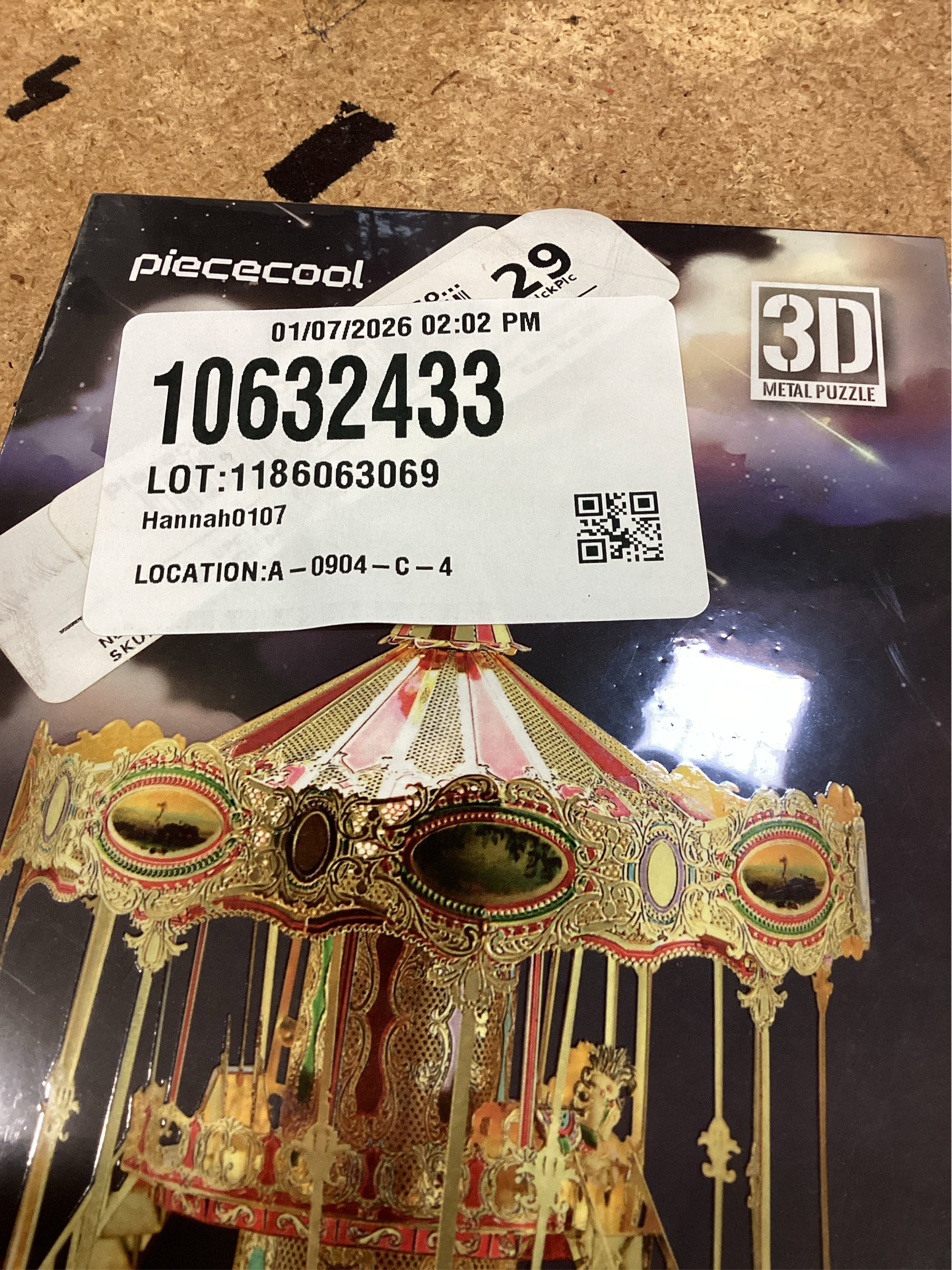 Puzzle Metalowe Model 3D - Merry Go Around Piececool