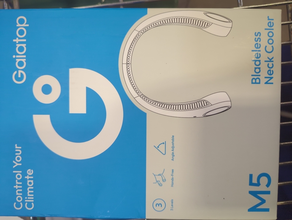 Gaiatop Portable Neck Fan Rechargeable, Hands-Free Cooling, 23.5hrs Runtime