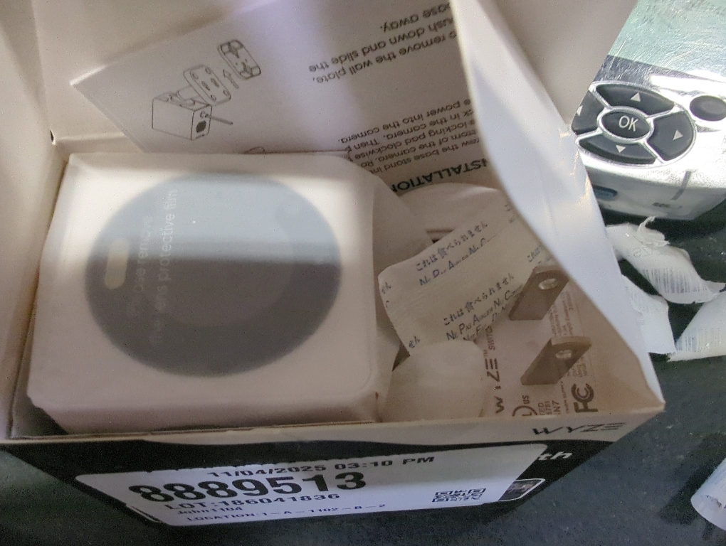 Color White Wyze Cam OG Plug-in Indoor and Outdoor Smart-Enabled Security Camera