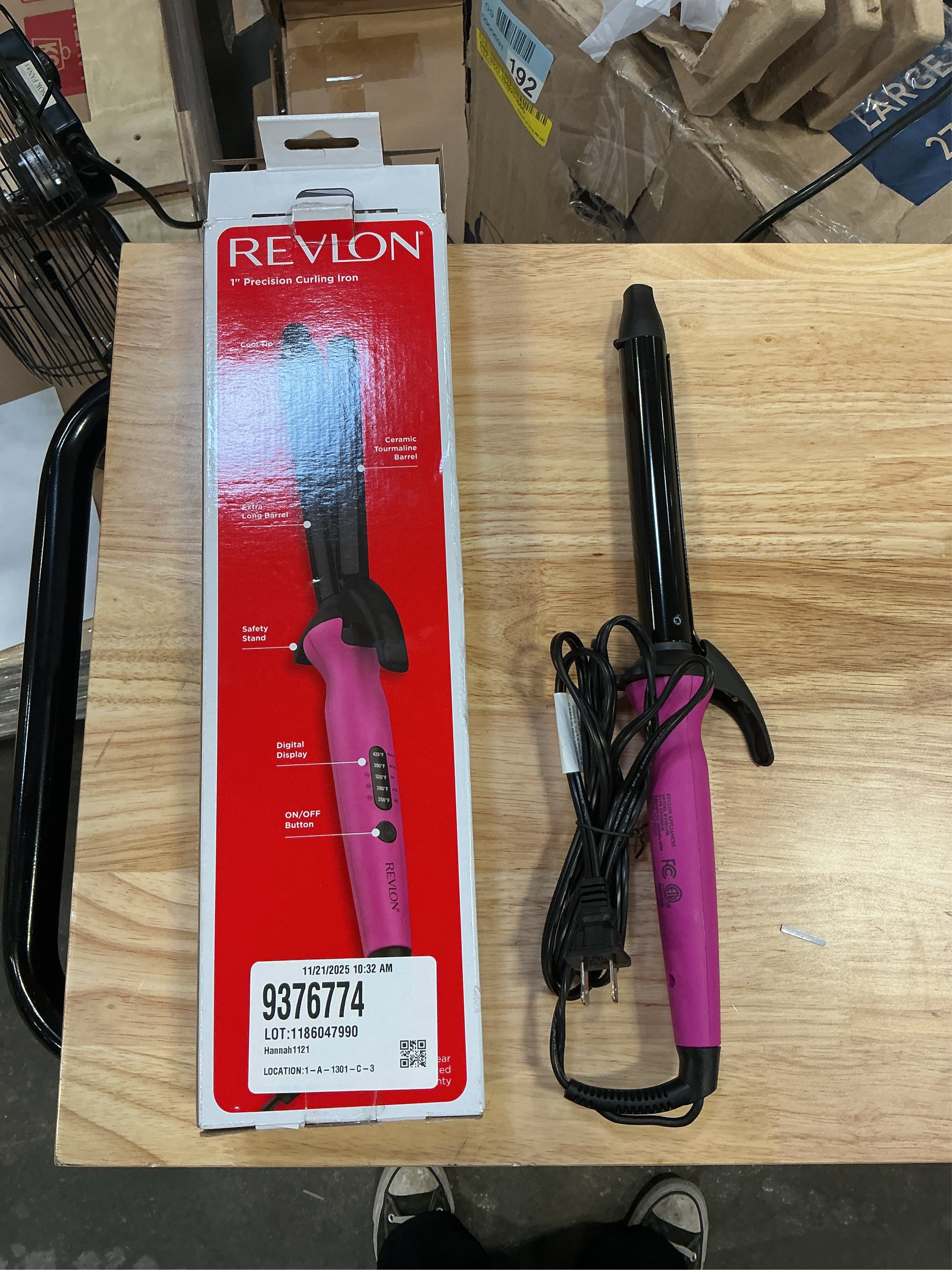 Revlon Easy Heat Precision Hair Curling Iron - 1