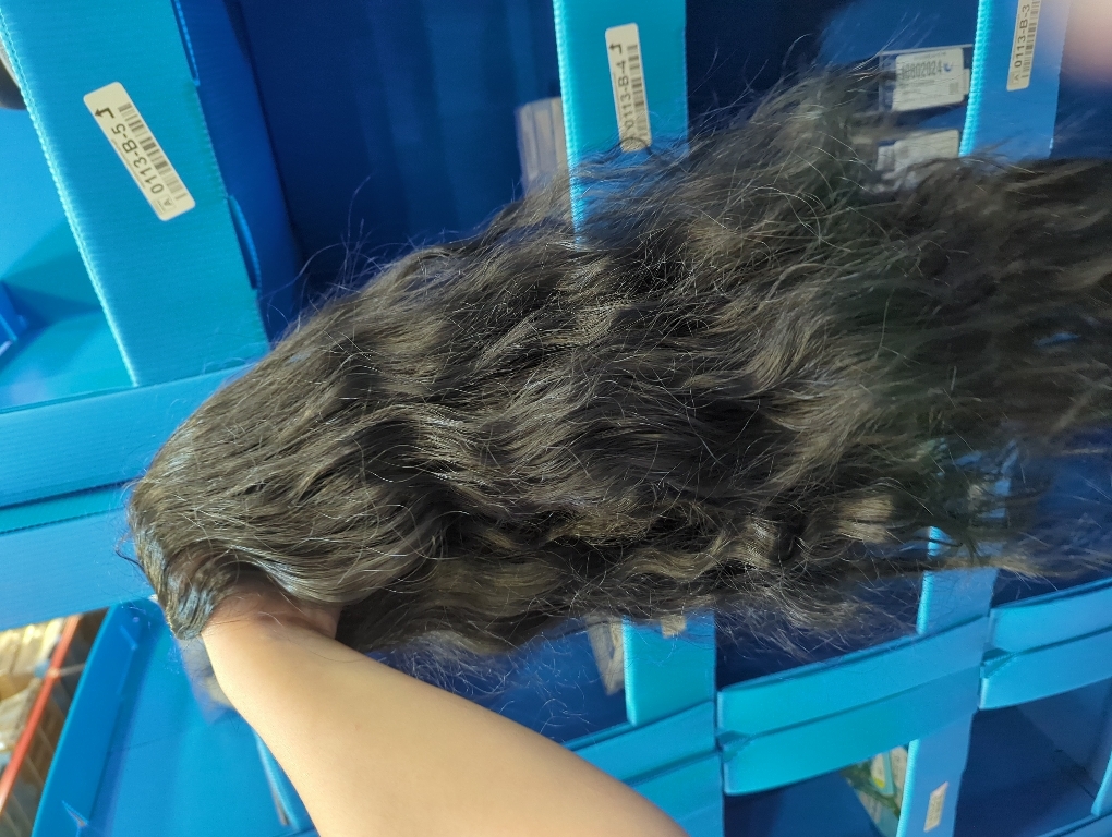 ELESTY 13 * 4 Long Wavy Black Hair Synthetic Lace Front Wigs for Women Loose Curly Natural Hairline Heat Resistant Fiber Lace Front Wigs Water Wave Free Part Glueless Wigs Cosplay Dairly Use 24Inch